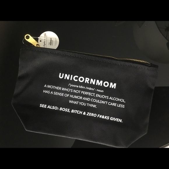 Unicorn Mom Makeup Pouch - Picture 3 of 4